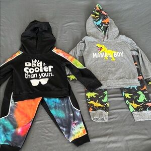 Kids Dinosaur and Galaxy Matching Set